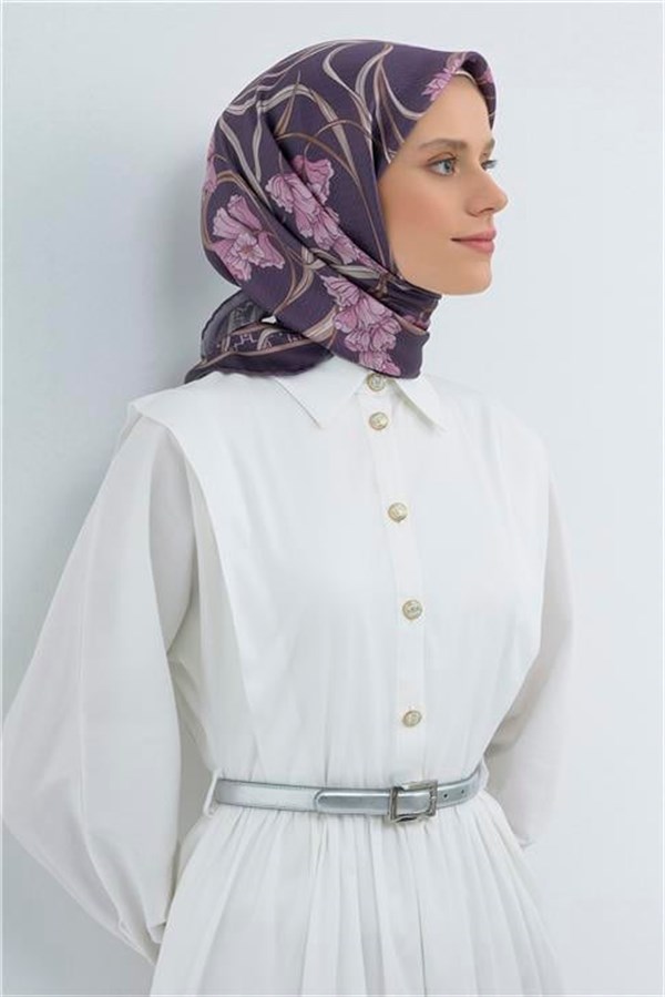 Armine Yeni Sezon 2026 Saf İpek Sura Eşarp 9512D 07