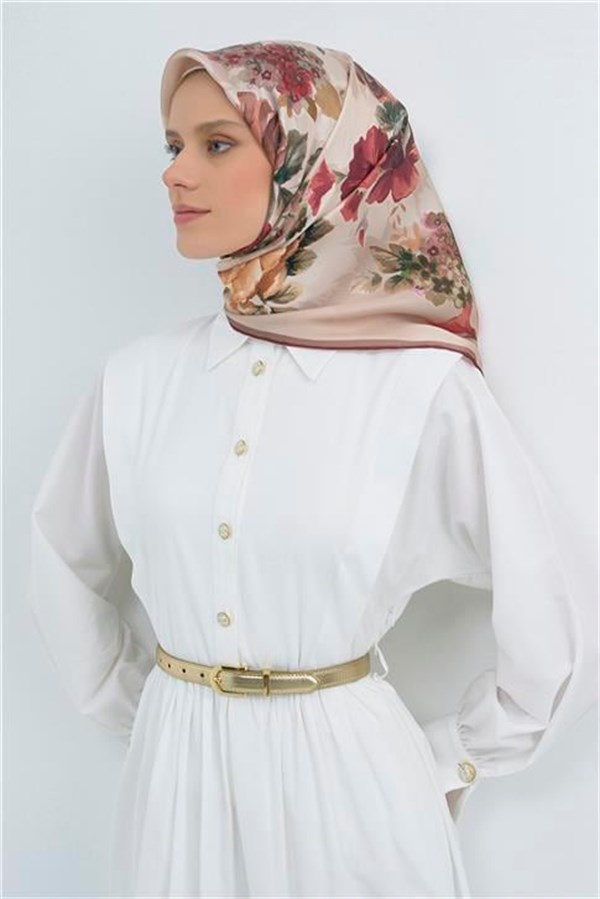 Armine Yeni Sezon 2026 Saf İpek Sura Eşarp 9520D 06