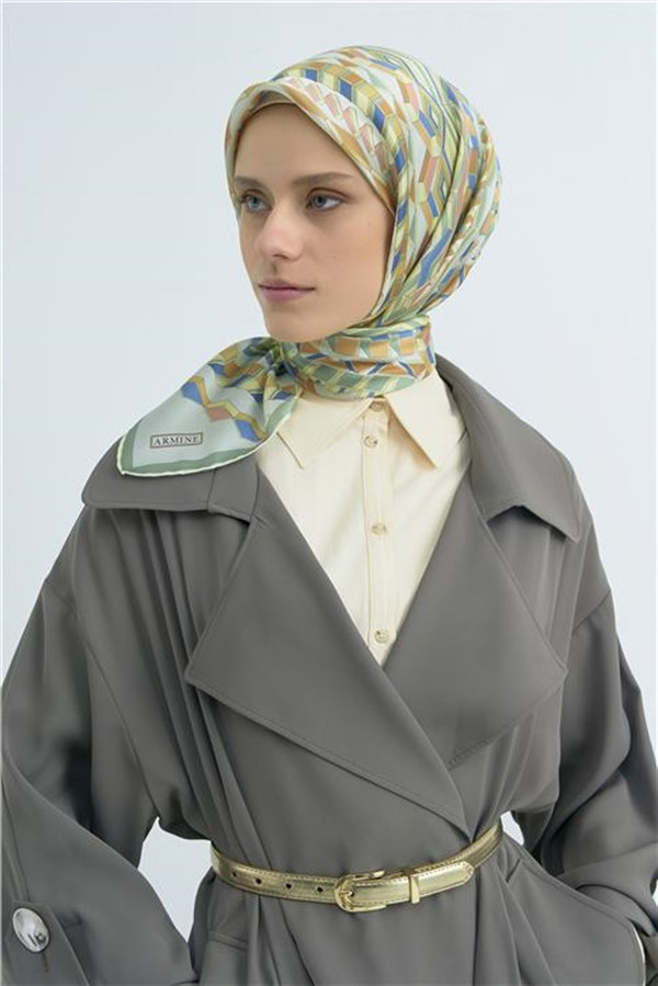 Armine Yeni Sezon 2026 Saf İpek Sura Eşarp 9542D 50