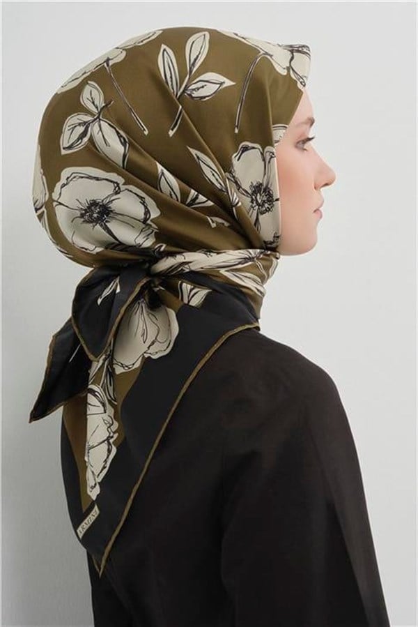 Armine Yeni Sezon 2026 Saf İpek Sura Eşarp 9536D 35