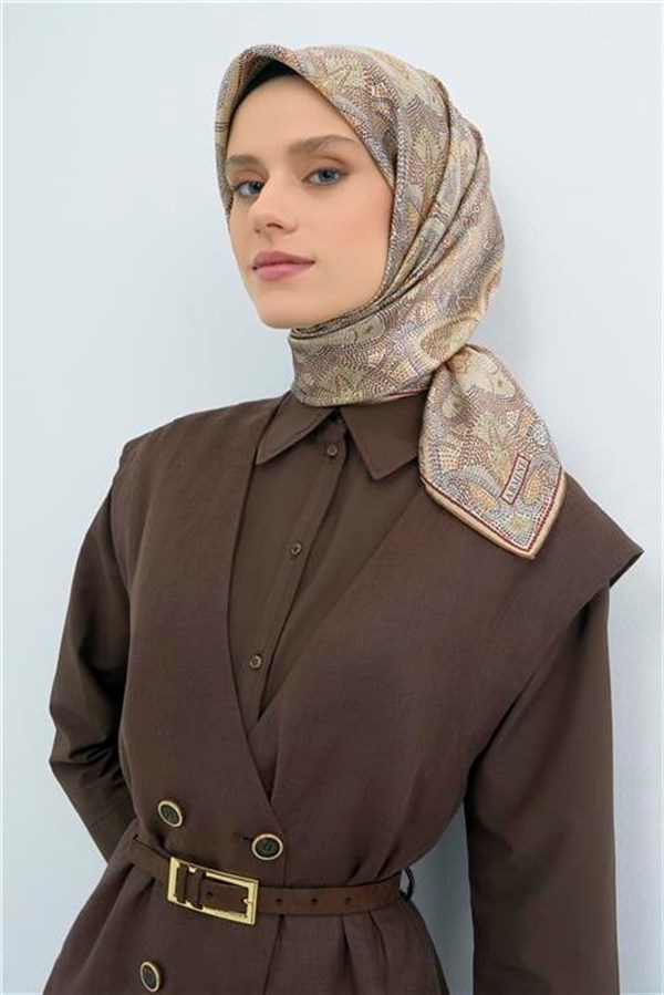 Armine Yeni Sezon 2026 Saf İpek Sura Eşarp 9540D 32