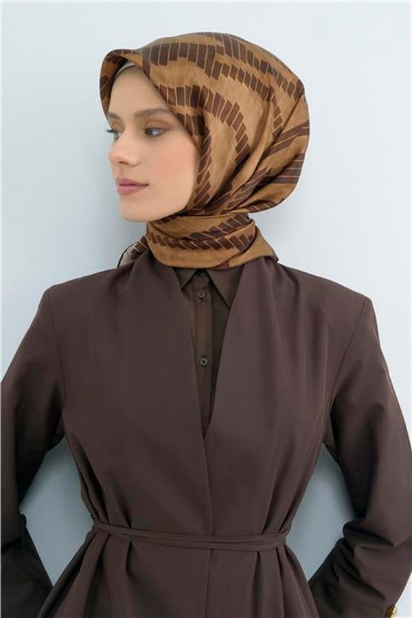 Armine Yeni Sezon 2026 Saf İpek Sura Eşarp 9525D 80
