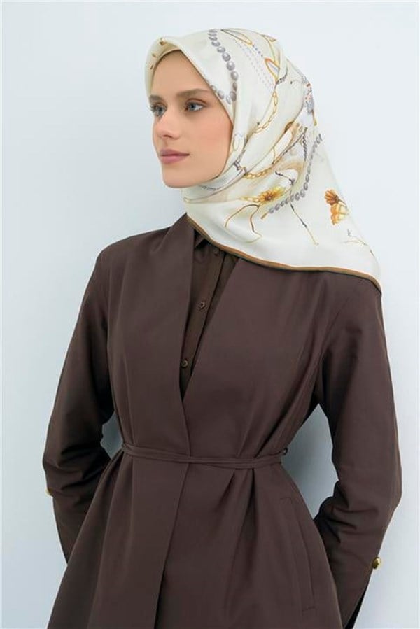 Armine Yeni Sezon 2026 Saf İpek Sura Eşarp 9527D 84
