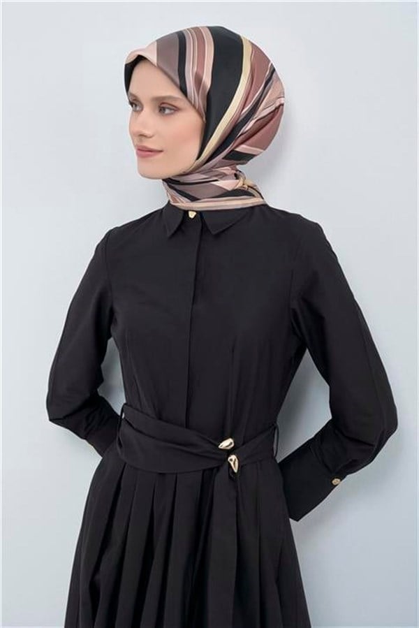 Armine Yeni Sezon 2026 Saf İpek Twill Eşarp 9514D 07