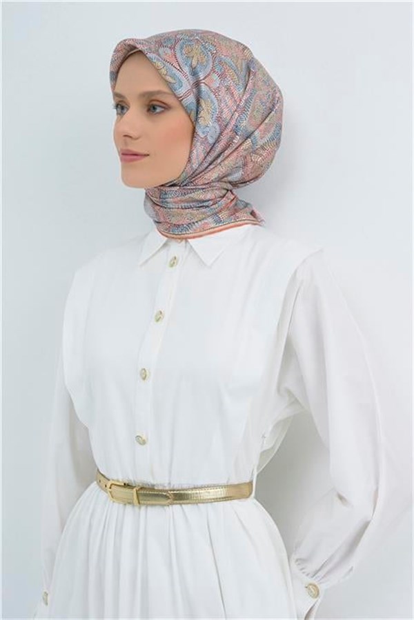 Armine Yeni Sezon 2026 Saf İpek Twill Eşarp 9540D 36