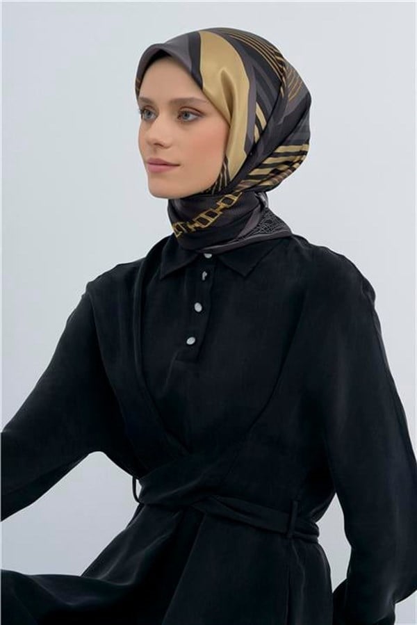 Armine Yeni Sezon 2026 Saf İpek Twill Eşarp 9521D 84