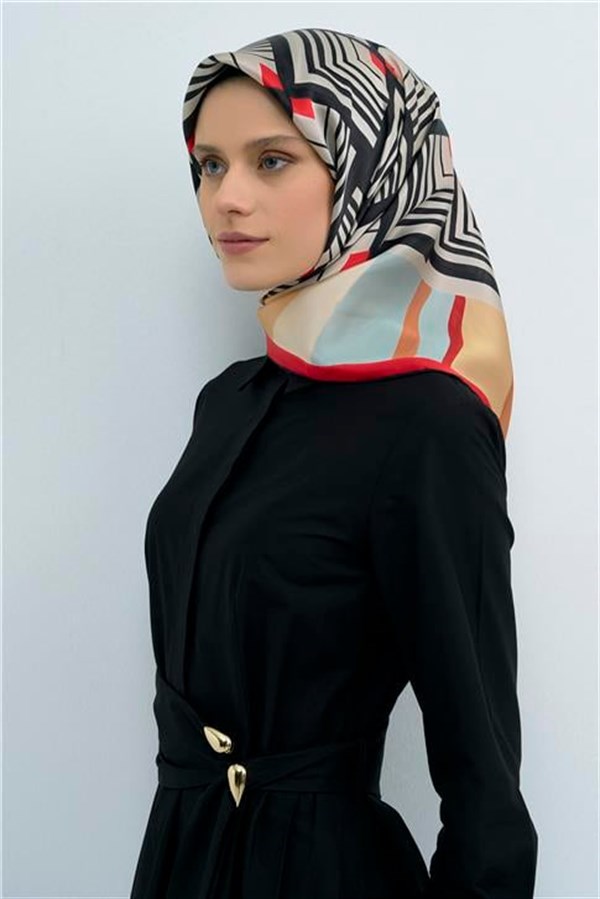 Armine Yeni Sezon 2026 Saf İpek Twill Eşarp 9534D 86