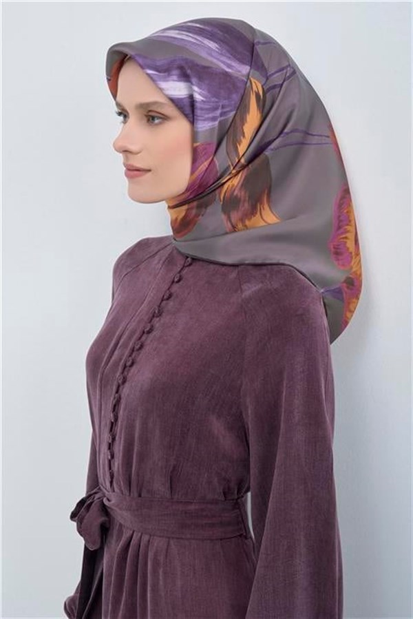 Armine Yeni Sezon 2026 Saf İpek Twill Eşarp 9506D 56