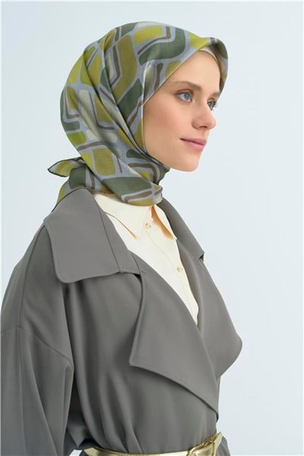 Armine Yeni Sezon 2026 Saf İpek Twill Eşarp 9504D 32