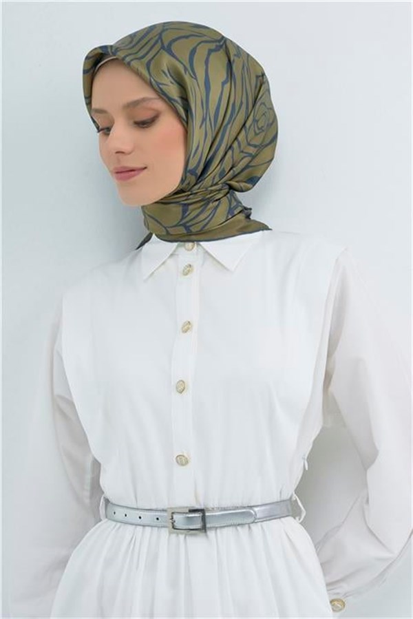 Armine Yeni Sezon 2026 Saf İpek Twill Eşarp 9511D 08