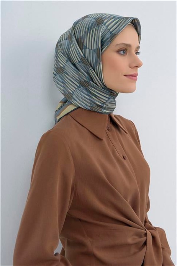 Armine Yeni Sezon 2026 Saf İpek Twill Eşarp 9533D 84