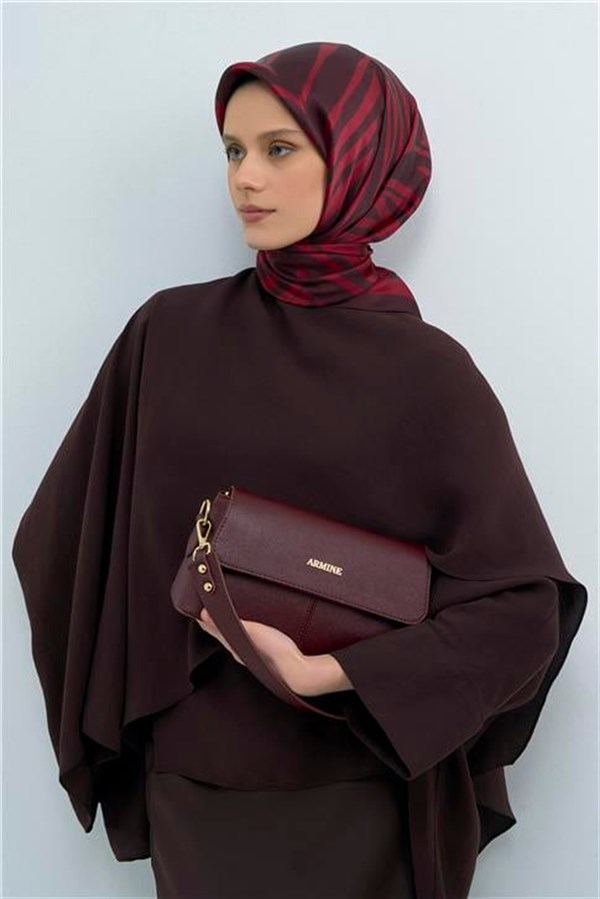 Armine Yeni Sezon 2026 Saf İpek Twill Eşarp 9550D 36