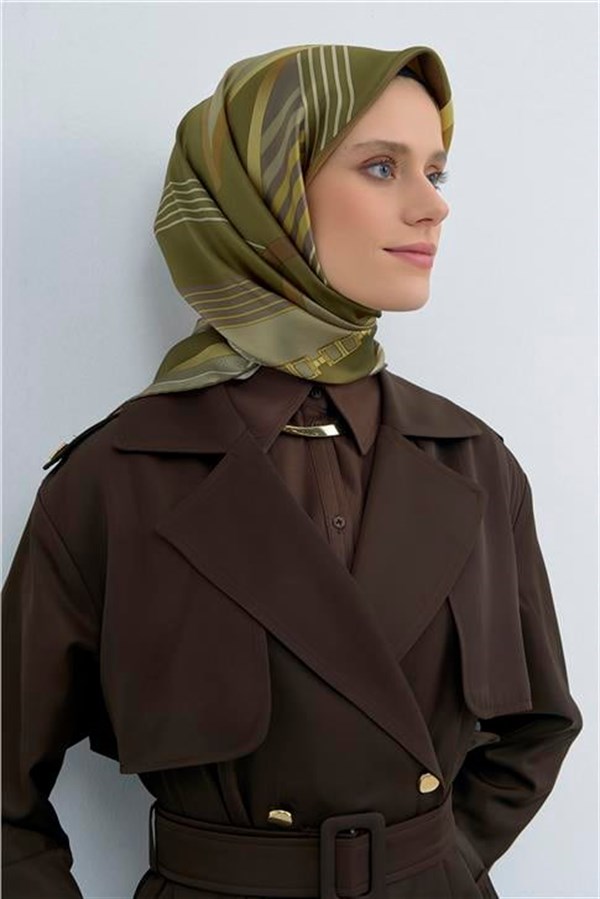 Armine Yeni Sezon 2026 Saf İpek Twill Eşarp 9521D 31