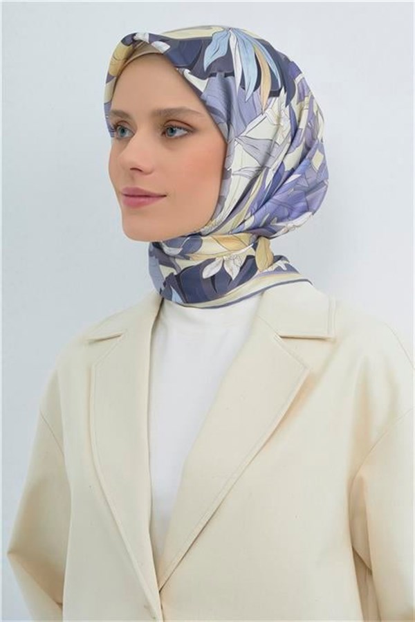 Armine Yeni Sezon 2026 Saf İpek Twill Eşarp 9500D 85
