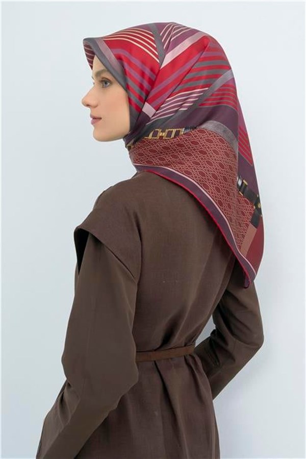 Armine Yeni Sezon 2026 Saf İpek Twill Eşarp 9521D 36