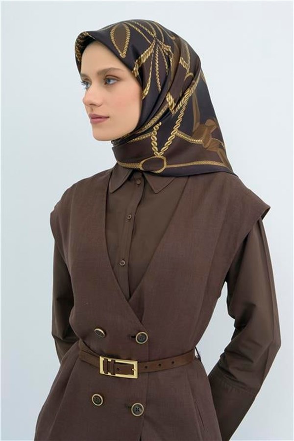 Armine Yeni Sezon 2026 Saf İpek Twill Eşarp 9531D 85