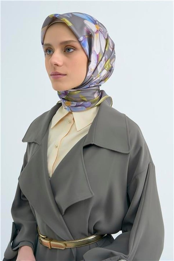 Armine Yeni Sezon 2026 Saf İpek Twill Eşarp 9524D 33
