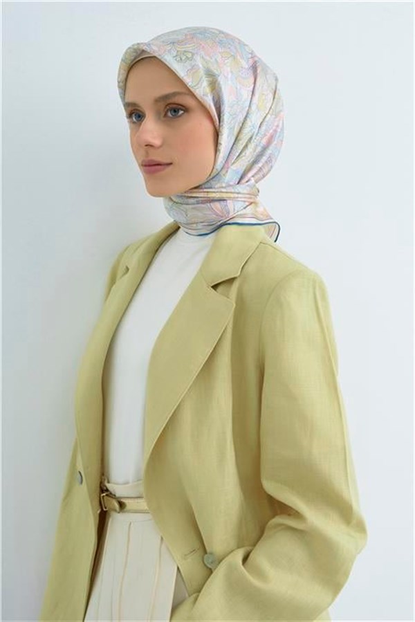 Armine Yeni Sezon 2026 Saf İpek Twill Eşarp 9508D 32