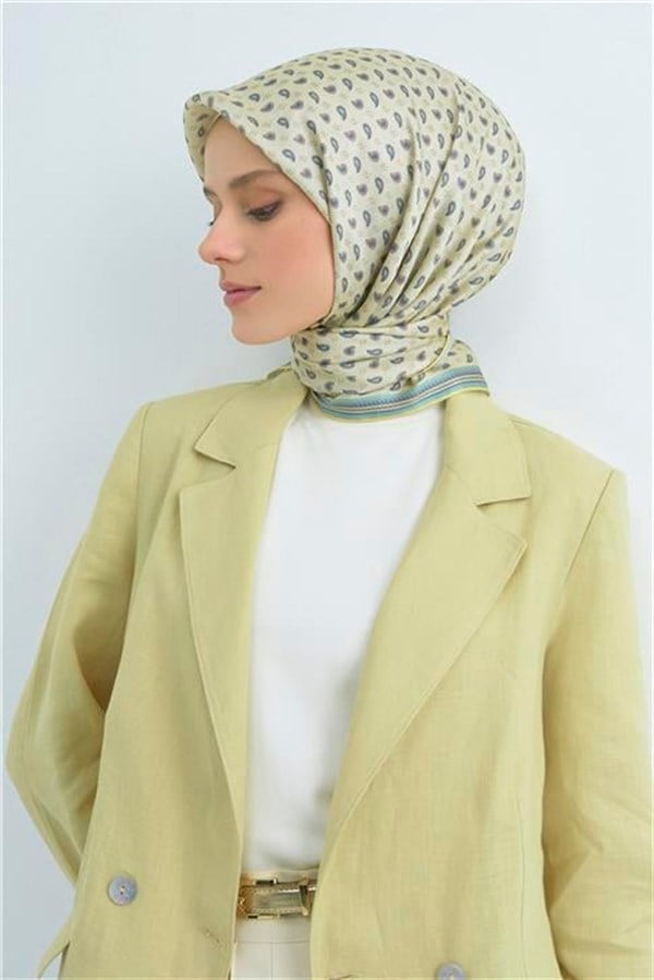 Armine Yeni Sezon 2026 Saf İpek Twill Eşarp 9548D 82