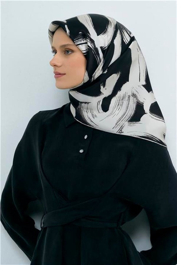 Armine Yeni Sezon 2026 Saf İpek Twill Eşarp 9555D 06