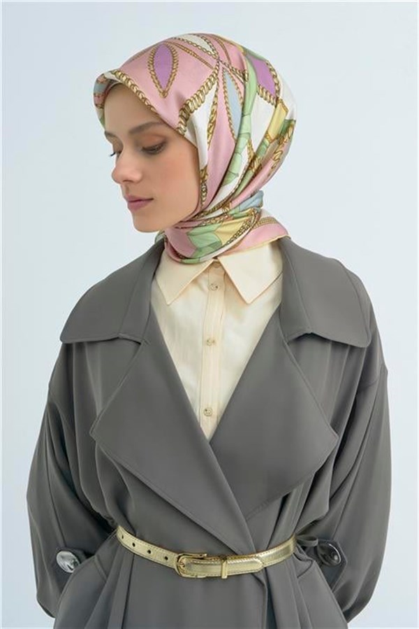 Armine Yeni Sezon 2026 Saf İpek Twill Eşarp 9531D 05