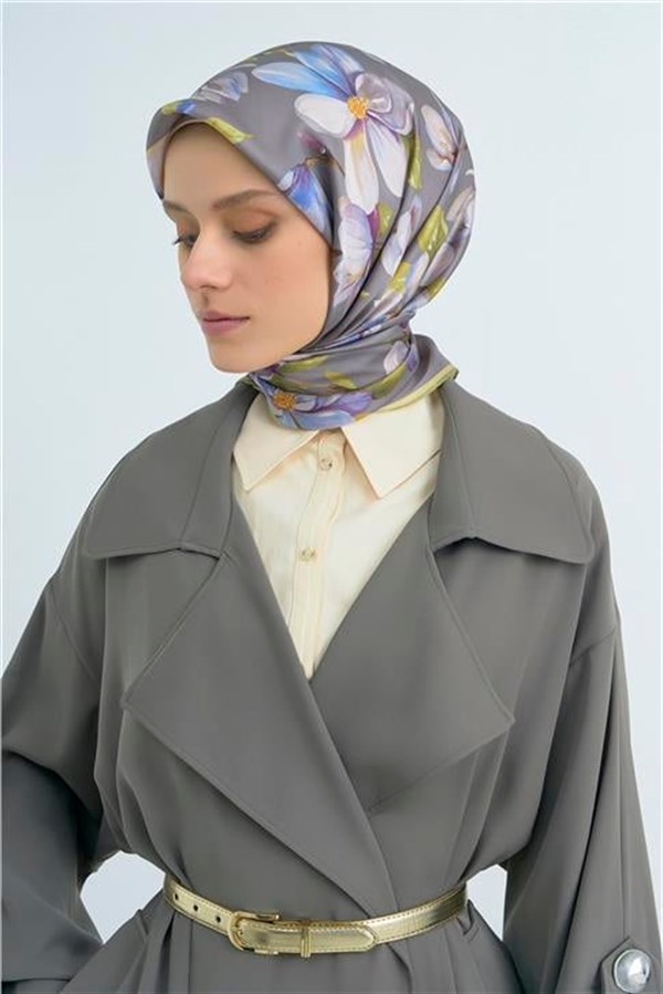 Armine Yeni Sezon 2026 Saf İpek Twill Eşarp 9524D 33