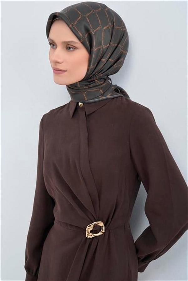Armine Yeni Sezon 2026 Saf İpek Twill Eşarp 9521D 06