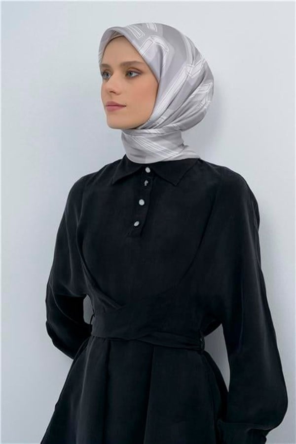 Armine Yeni Sezon 2026 Saf İpek Twill Eşarp 9547D 57