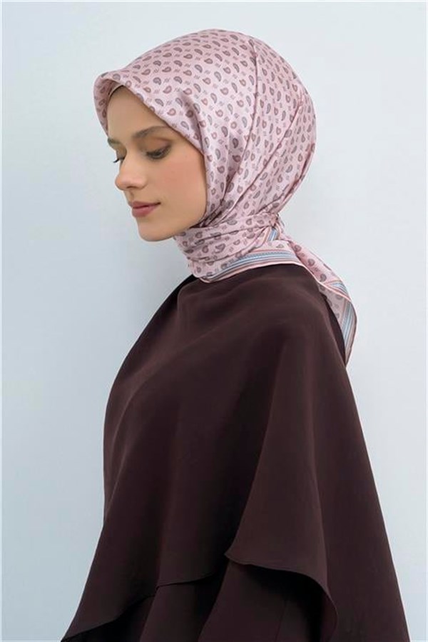 Armine Yeni Sezon 2026 Saf İpek Twill Eşarp 9548D 04