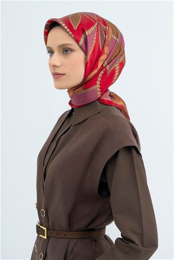 Armine Yeni Sezon 2026 Saf İpek Twill Eşarp 9531D 52