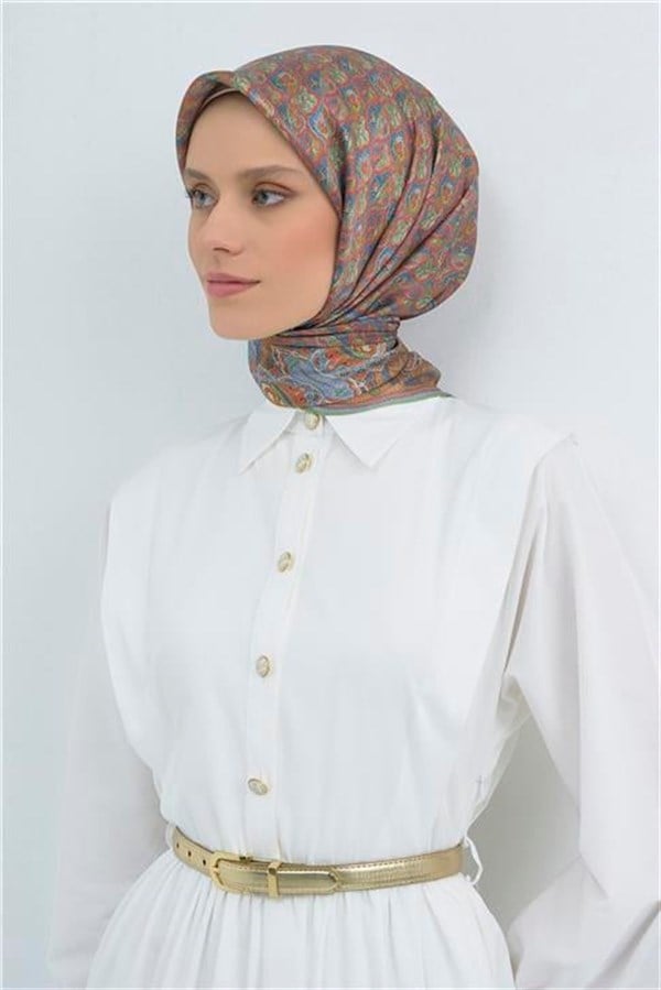Armine Yeni Sezon 2026 Saf İpek Twill Eşarp 9518D 83