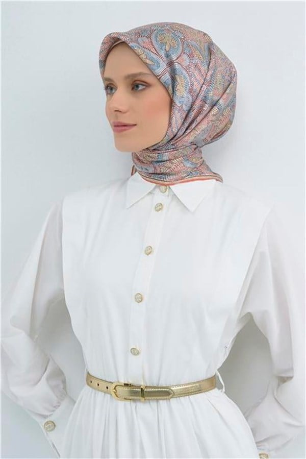 Armine Yeni Sezon 2026 Saf İpek Twill Eşarp 9540D 36