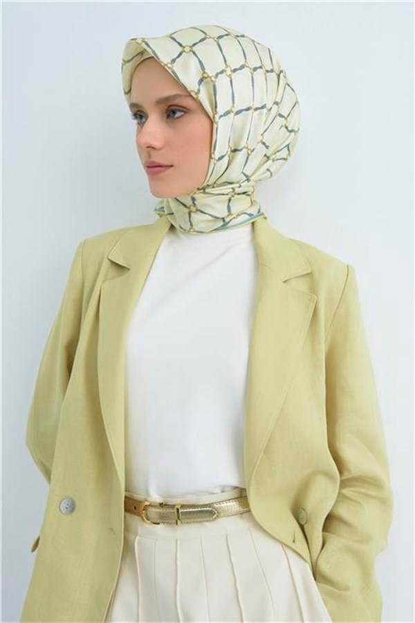 Armine Yeni Sezon 2026 Saf İpek Twill Eşarp 9538D 81