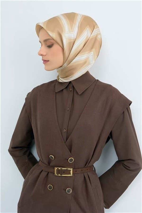 Armine Yeni Sezon 2026 Saf İpek Twill Eşarp 9547D 85