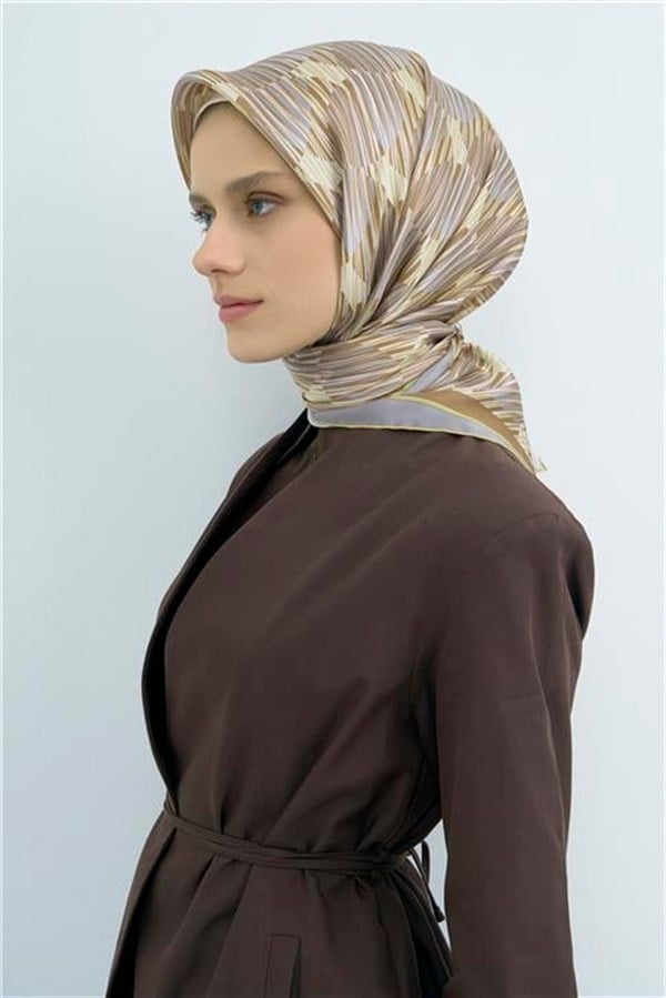 Armine Yeni Sezon 2026 Saf İpek Twill Eşarp 9533D 83