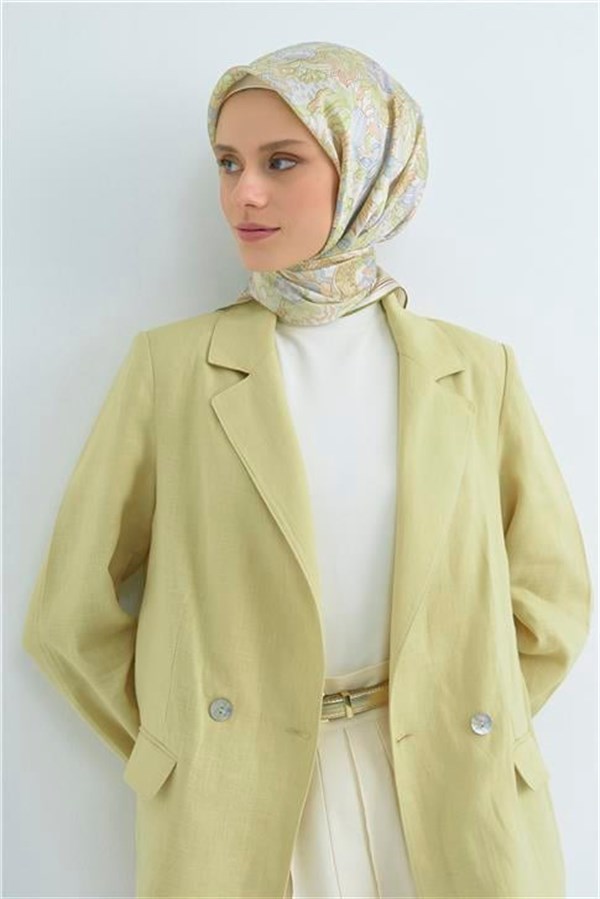 Armine Yeni Sezon 2026 Saf İpek Twill Eşarp 9508D 53