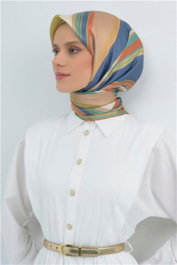 Armine Yeni Sezon 2026 Saf İpek Twill Eşarp 9514D 31