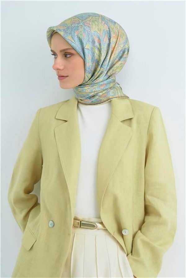 Armine Yeni Sezon 2026 Saf İpek Twill Eşarp 9540D 81
