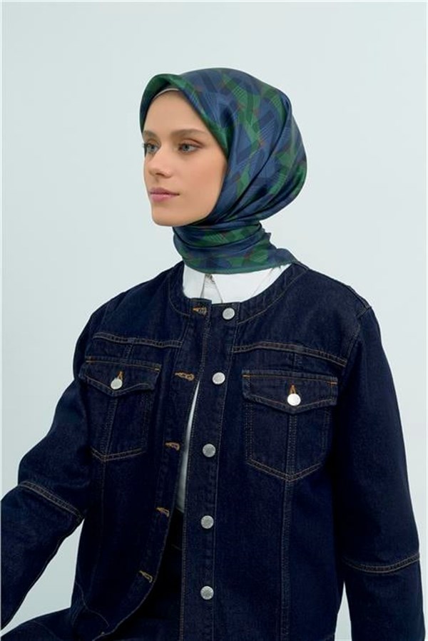 Armine Yeni Sezon 2026 Saf İpek Twill Eşarp 9541D 87