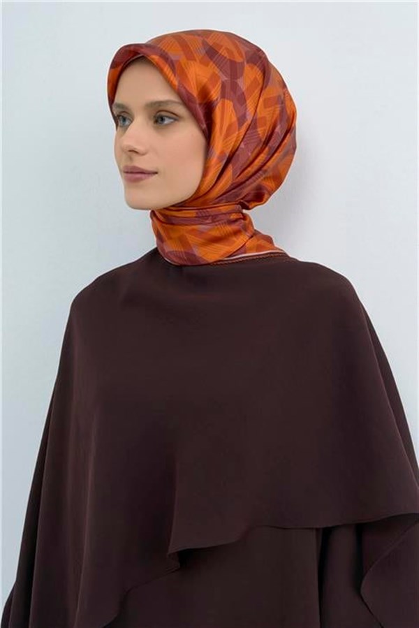Armine Yeni Sezon 2026 Saf İpek Twill Eşarp 9541D 36