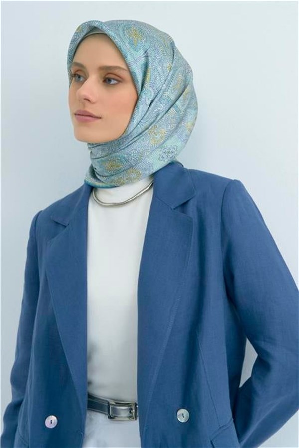Armine Yeni Sezon 2026 Saf İpek Twill Eşarp 9540D 03