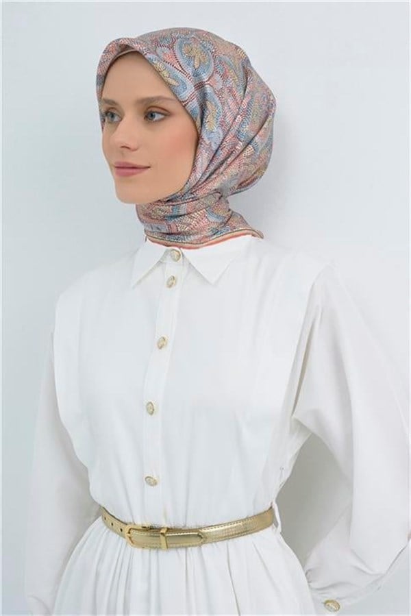 Armine Yeni Sezon 2026 Saf İpek Twill Eşarp 9540D 36