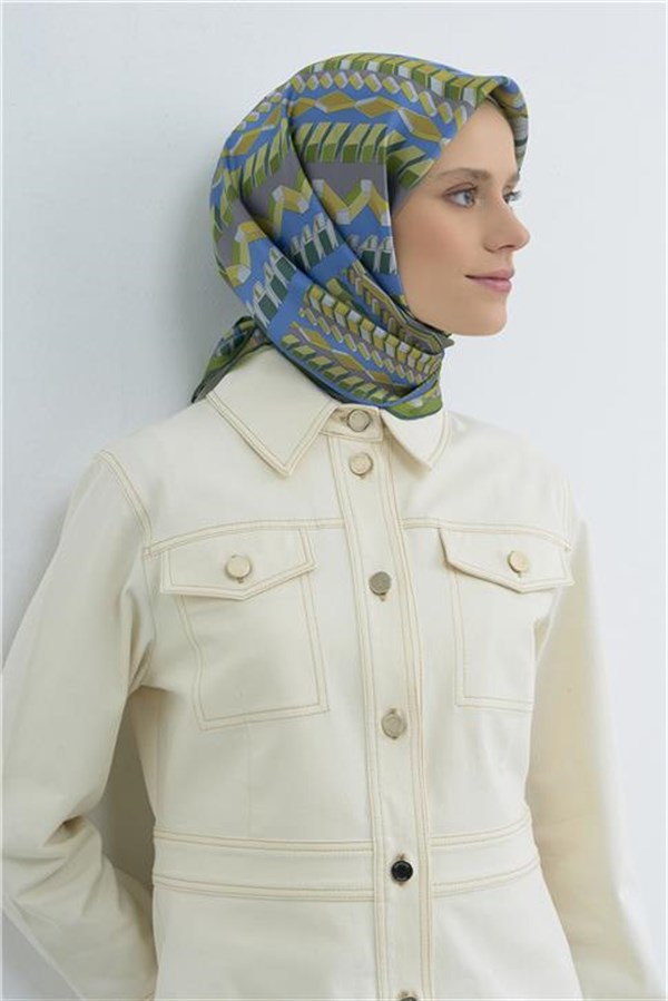 Armine Yeni Sezon 2026 Saf İpek Twill Eşarp 9542D 53