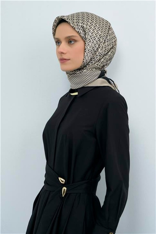 Armine Yeni Sezon 2026 Saf İpek Twill Eşarp 9502D 03
