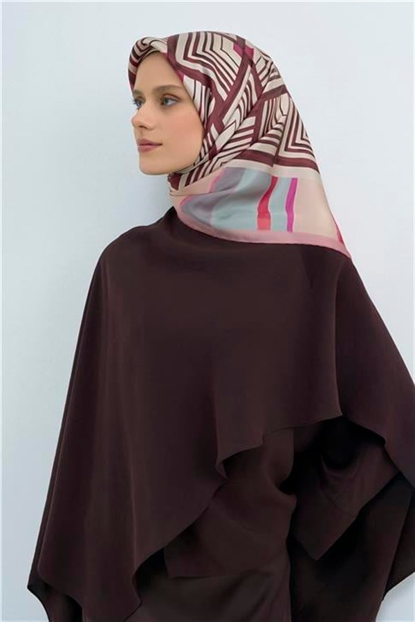 Armine Yeni Sezon 2026 Saf İpek Twill Eşarp 9534D 84