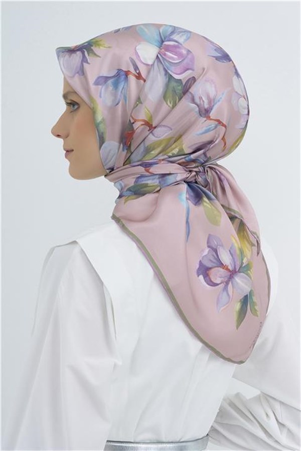Armine Yeni Sezon 2026 Saf İpek Twill Eşarp 9524D 52