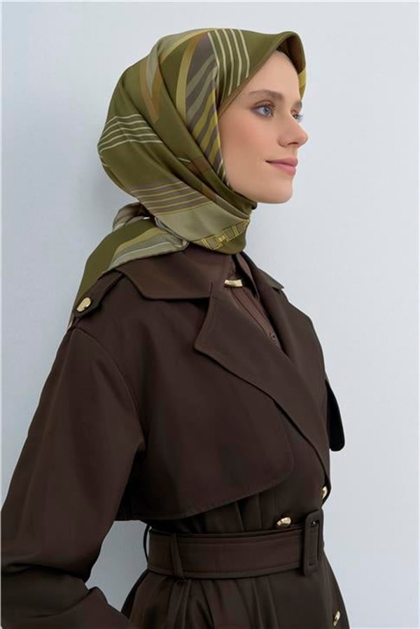 Armine Yeni Sezon 2026 Saf İpek Twill Eşarp 9521D 31