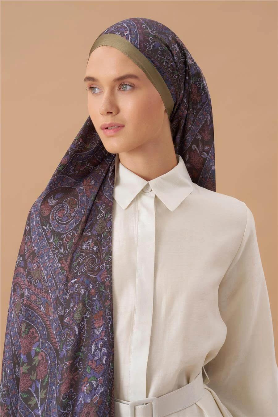 Jardin Secret Collection Hint Vual İpek Şal 5011-16