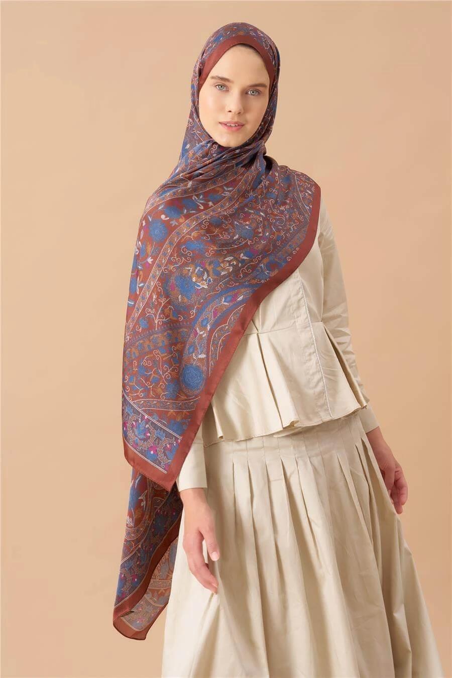 Jardin Secret Collection Hint Vual İpek Şal 5011-02