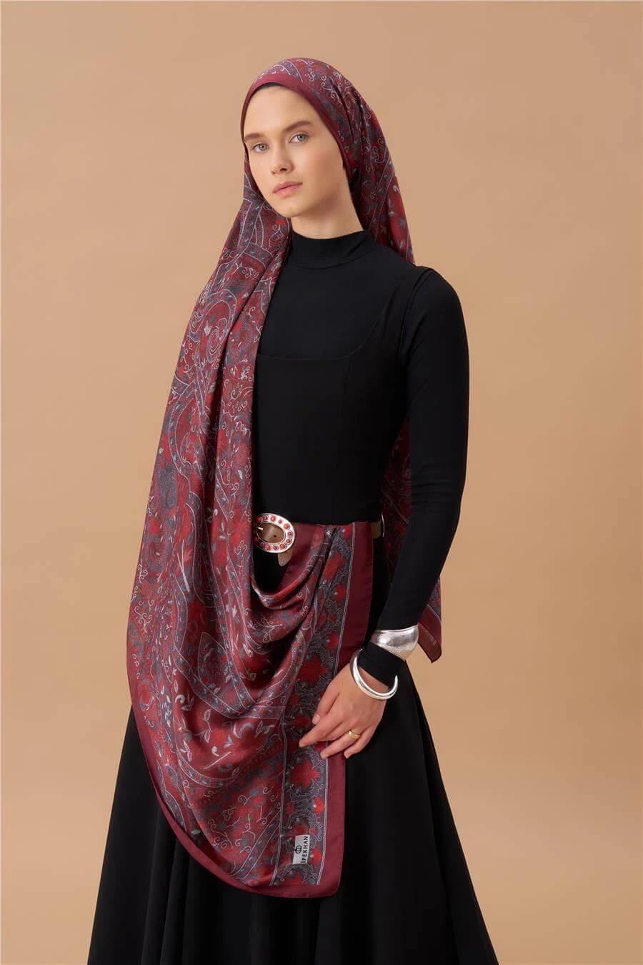 Jardin Secret Collection Hint Vual İpek Şal 5011-12